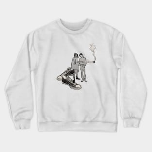 Shoe And Cigarette Crewneck Sweatshirt